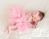 Paris Pink Baby Tutu Newborn 0-6 months 6-12 months 12-24 months 3-4T