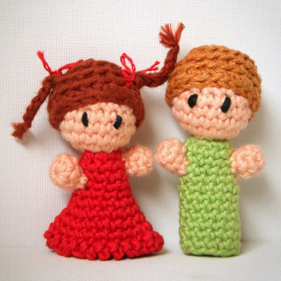 Amigurumi Finger Puppet PDF Crochet Pattern INSTANT ...