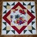 Sale Quilted Table Topper,Table Runner, Vintage Style, Farmhouse, Kitchen, Fruit