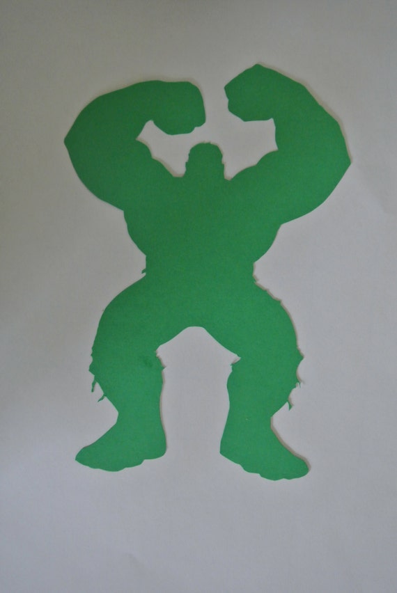 Download Items similar to Hulk Silhouette Marvel Comics Papercut 4 ...