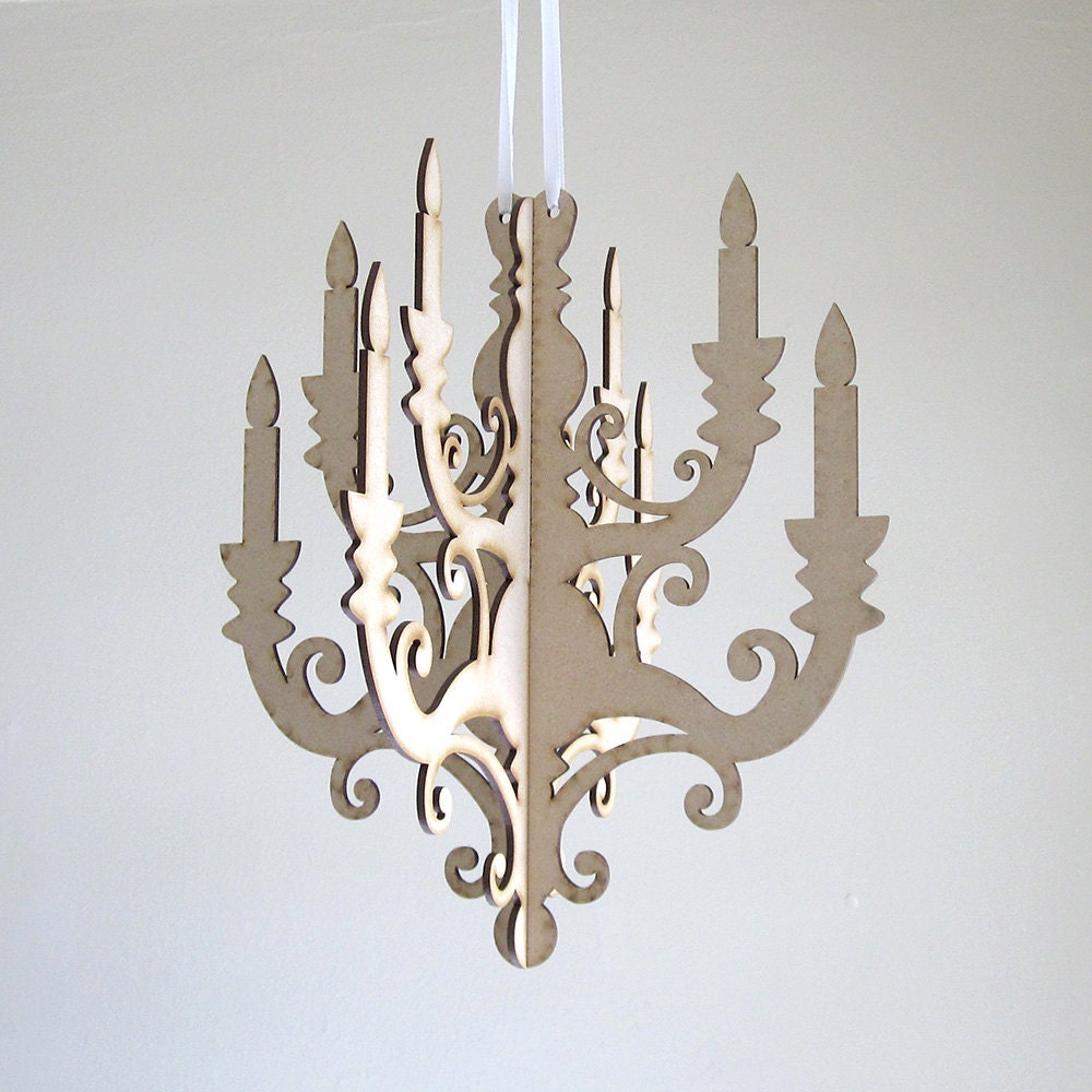 Wood Chandelier DIY Chandeleir Hanging Chandelier Nursery