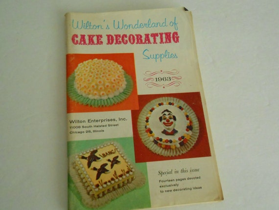 1963 Vintage Wilton Cake Decorating Supply Catalog