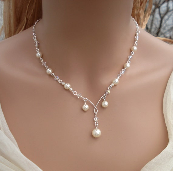 Wedding Dress And Pearl Necklace 3