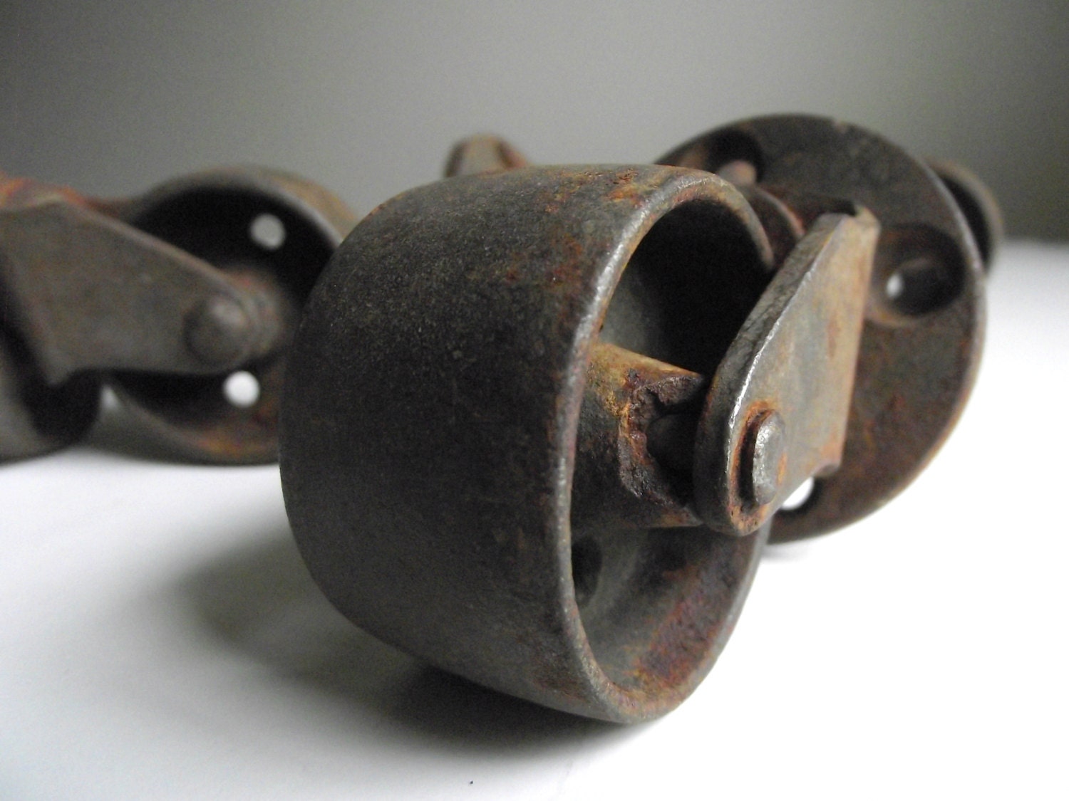 Piano Wheels Set of 4 Metal Casters with Mounting Plates