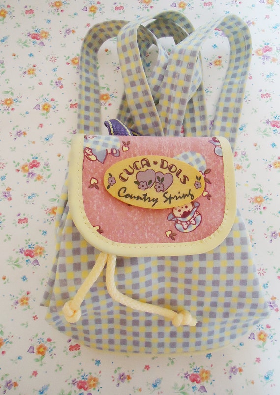 Cuca Dols Backpack.80s. Cute Small Size