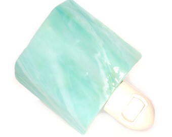 Seafoam Glass Night Light