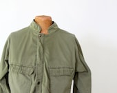 vintage Army jacket, zip up coat