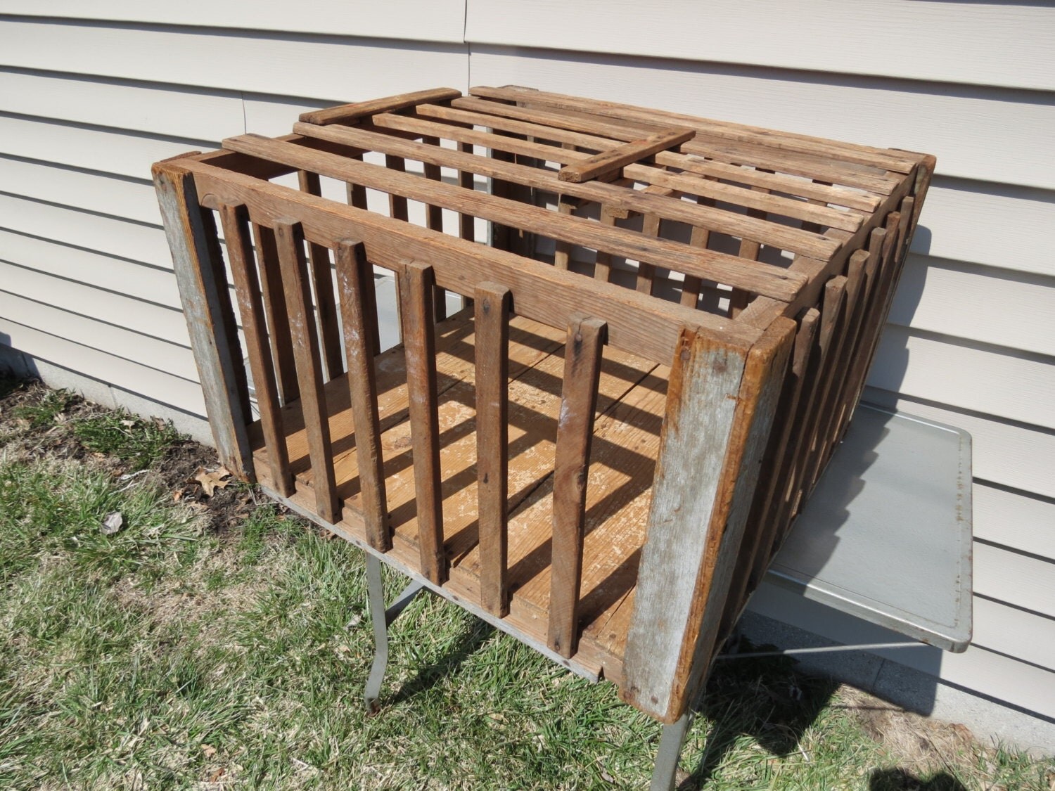 Vintage Wooden Chicken Coop. Reserved for Miranda.