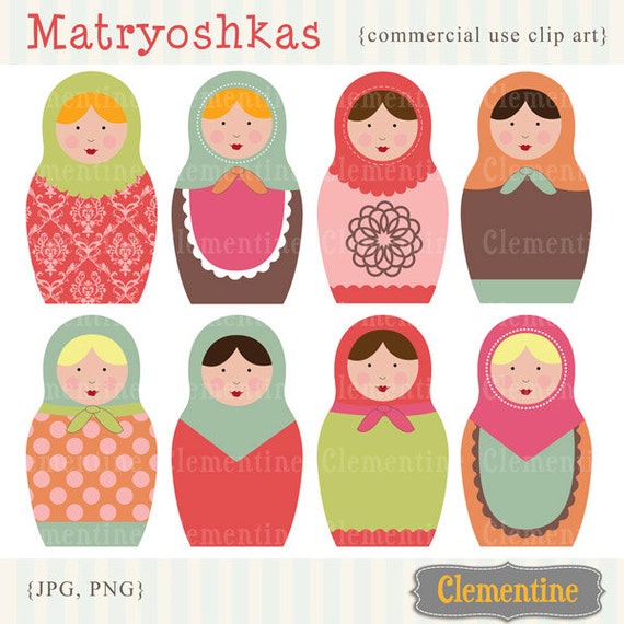 russian doll clip art free - photo #25