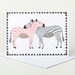 Zebra Love Valentines Day Greeting Card