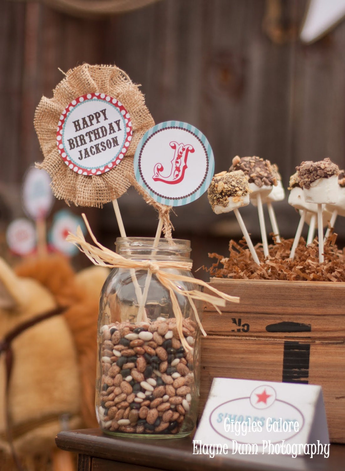 DIY Printable Cowboy CUPCAKE TOPPERS