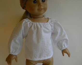 18 inch Doll Clothes fits American Girl - Just the Basics Solid Shirt - You Pick Color