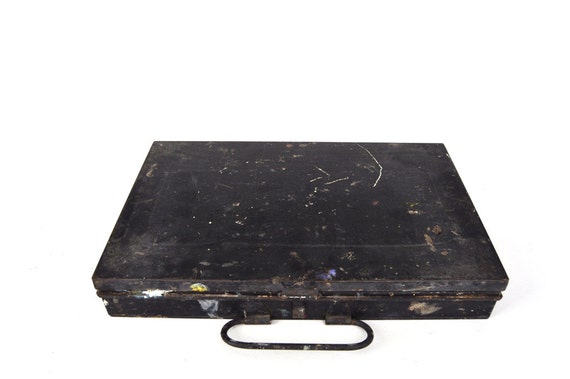 Vintage Painter Box Art Supplies Case Storage or Display