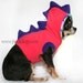 Dinosaur Spikes cute costume small dog Hoodie size XS SALE
