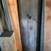 CUSTOM RESERVED for Robert - reclaimed old growth Douglas fir timber for a console table - modern industrial elemental