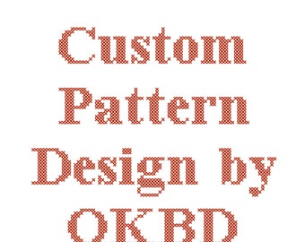 Custom Design/Custom Cross Stitch Pattern Design/Custom Design Cross Stitch Pattern/Photo Conversion Cross Stitch Pattern/Digital Pattern