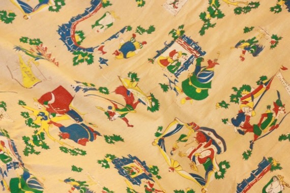 Vintage Disney Robin Hood Fabric 4275 X 83 9762