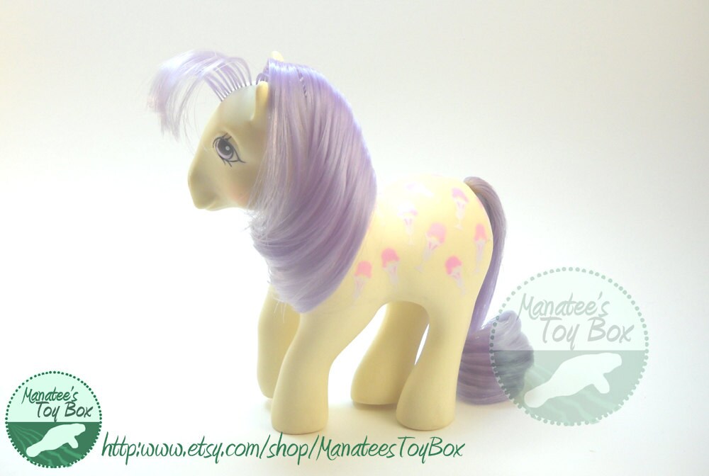 Vintage My Little Pony Scoops: Ice Cream Themed Pony 80s Toy