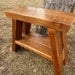 Handmade Barnwood Asian Style Bench meditation table barn wood Lotus Seat