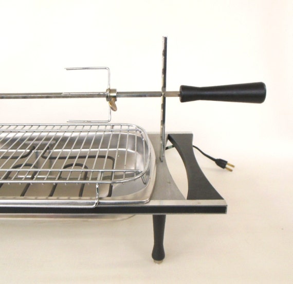 Atomic West Bend Rotisserie Indoor Electric Grill Complete