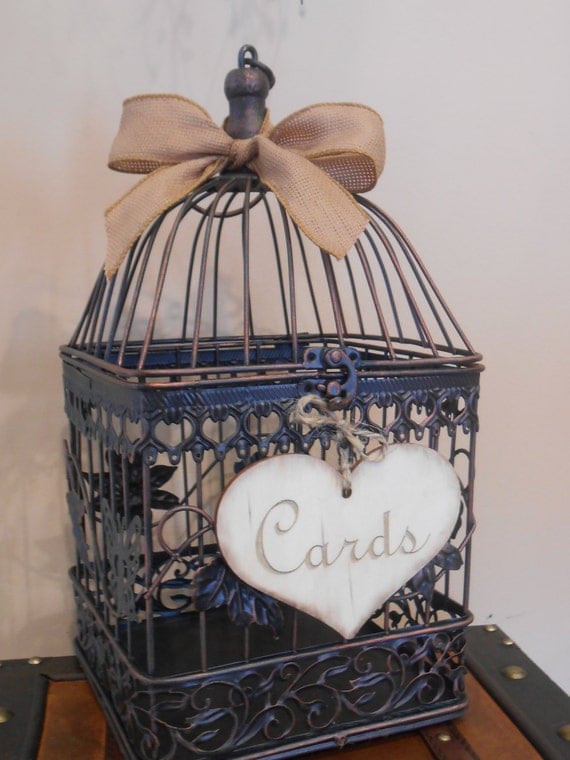 Birdcage Wedding Card Box