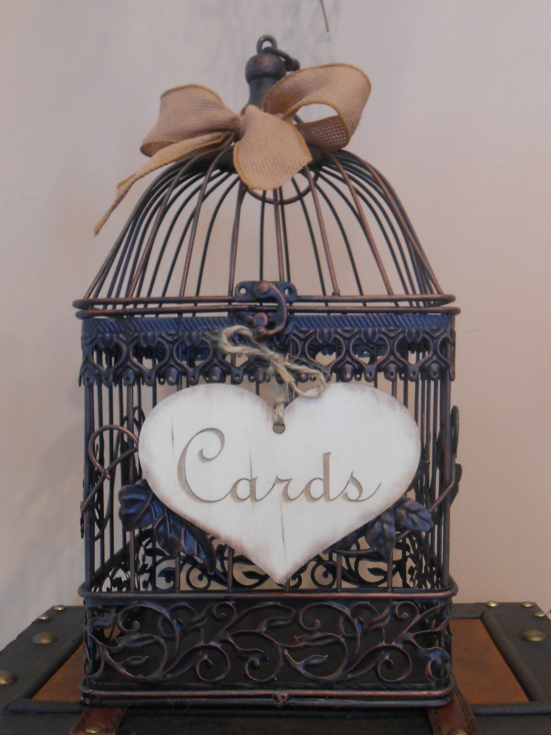 Birdcage Wedding Card Box
