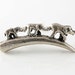 Vintage Mexico sterling silver Elephant Brooch pin