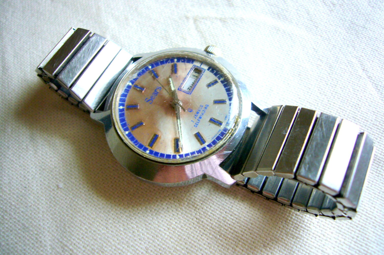 Wrist watch SEARS 7 Jewels Selfwinding Automatic mens New