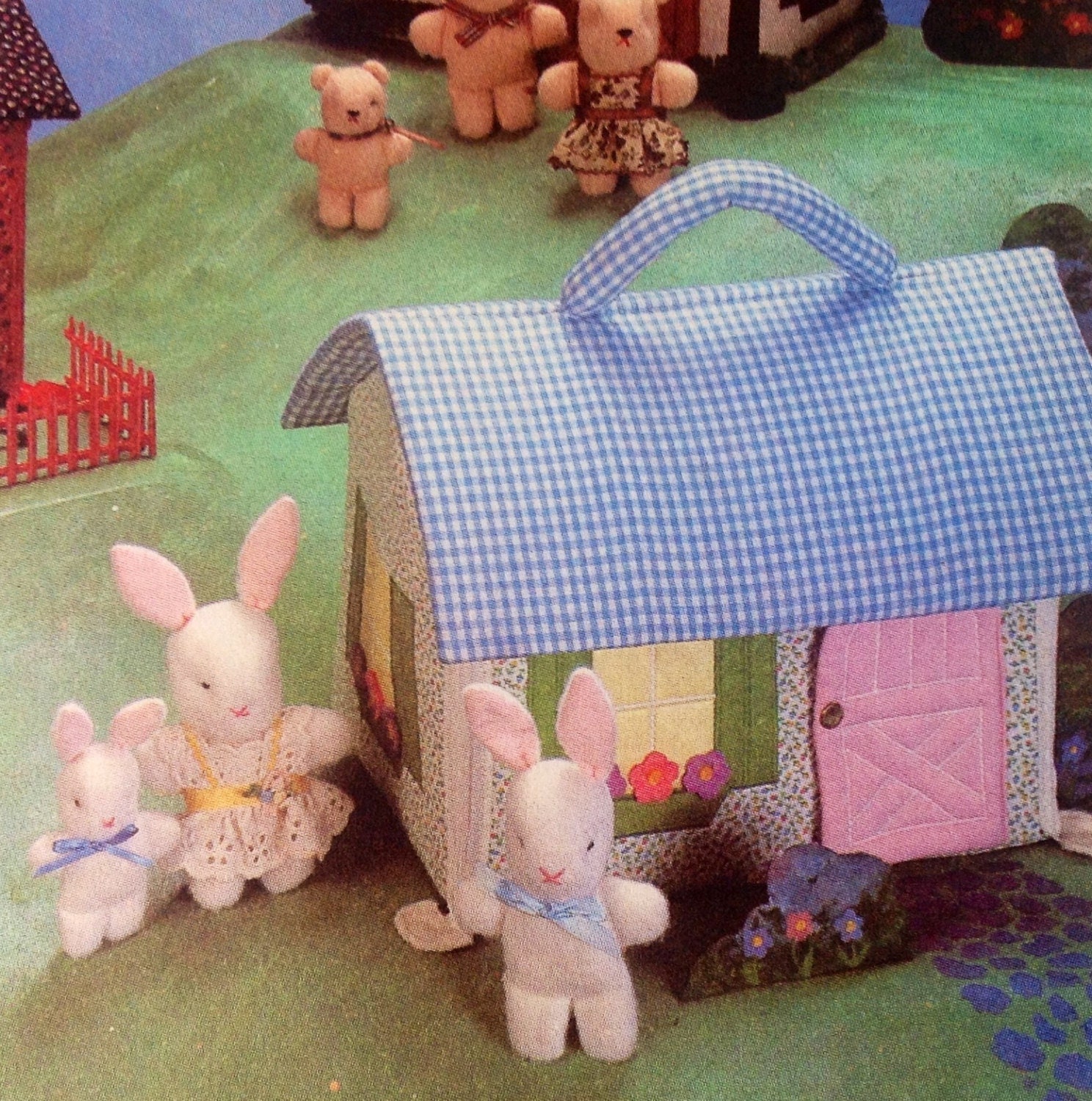 McCalls 8346 sewing pattern Miniature fabric doll house