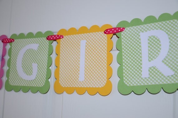 It's a Girl Banner, Girl Banner, Princess Baby Shower, Princess Party, Crown Banner Banner Il_570xn