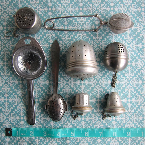 Vintage Tea Infusers Tea Balls Instant Collection Lot of