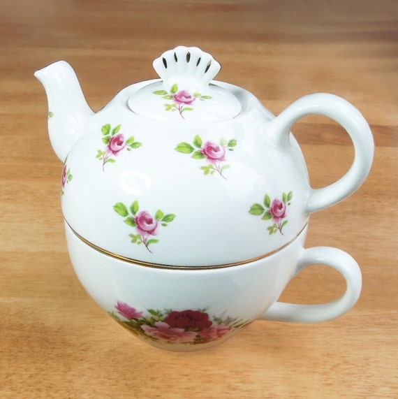 Lane End Pottery tea for one teapot and cup set by indiecreativ