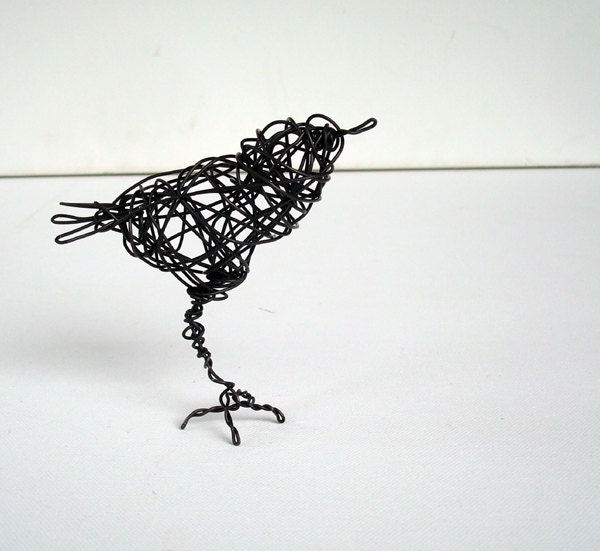 Handmade Wire Sculpture ONEFOOT WONDER Wire by wireanimals