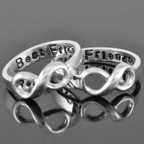 Best Friend Ring Infinity Ring Knot Ring Promise 