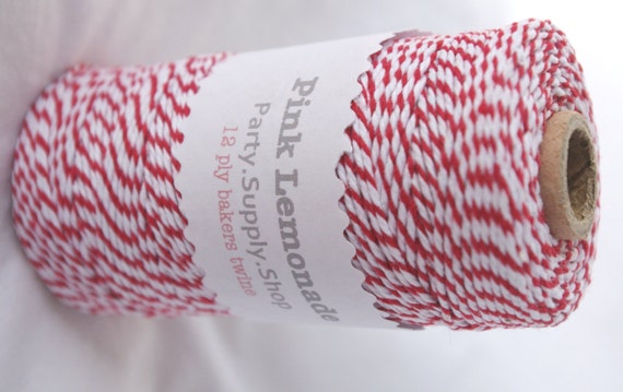 THICK Bakers TWINE-12 ply RED-100yds-Full Spool--Packaging, Gifts,Weddings, Party Favor Embellishments Il_570xn