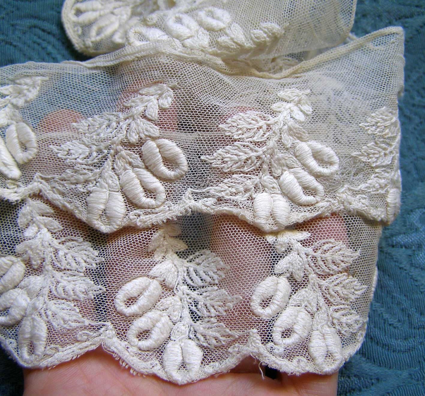 Antique Lace French Lace Vintage Lace Antique by AntiqueDelights