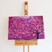 Purple Abstract Tree Painting
