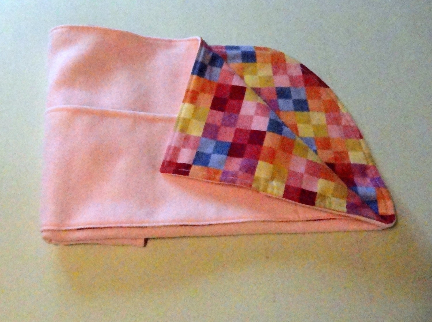 Wheelchair Fleece Lap Robe Blanket with Pockets Pink