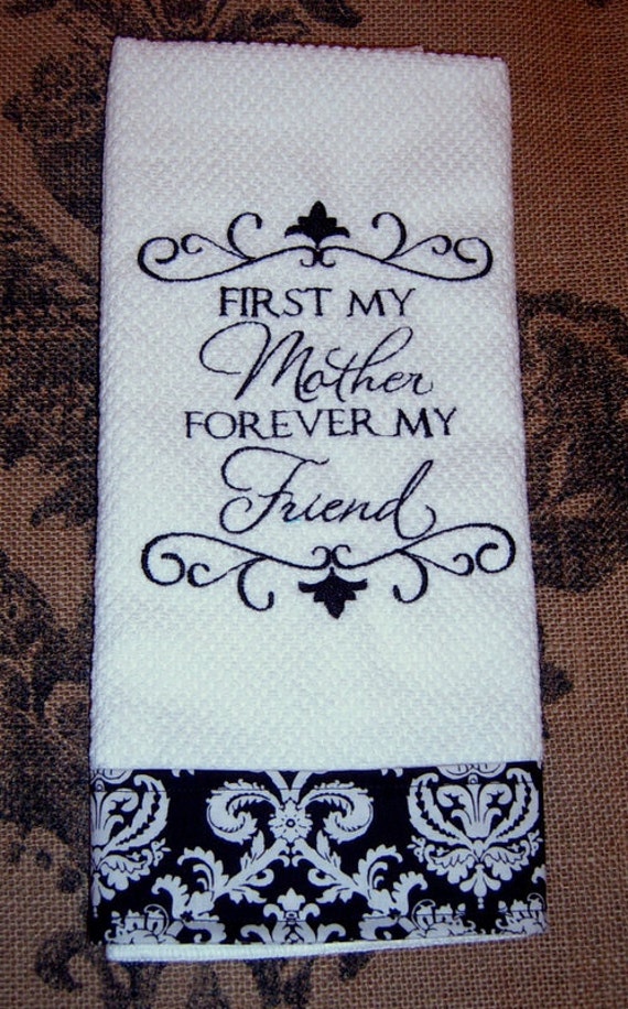  Kitchen Towel Mother s Day Gift Machine Embroidery 