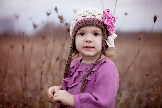 toddler girl hat, baby girl hat, baby hat, crochet girls hat