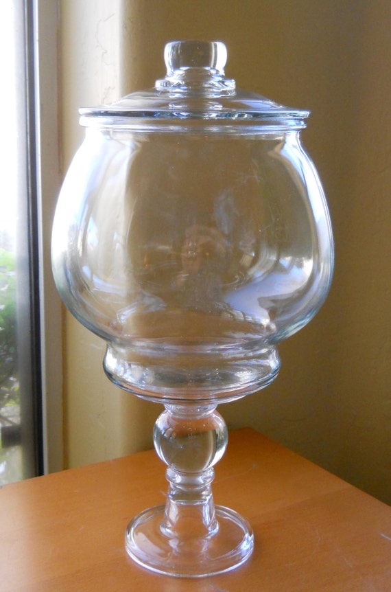 Apothecary Pedestal Candy Jar Wedding Candy Bar