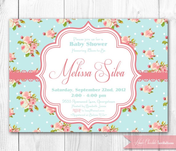 Chic Baby Shower Invitations 7