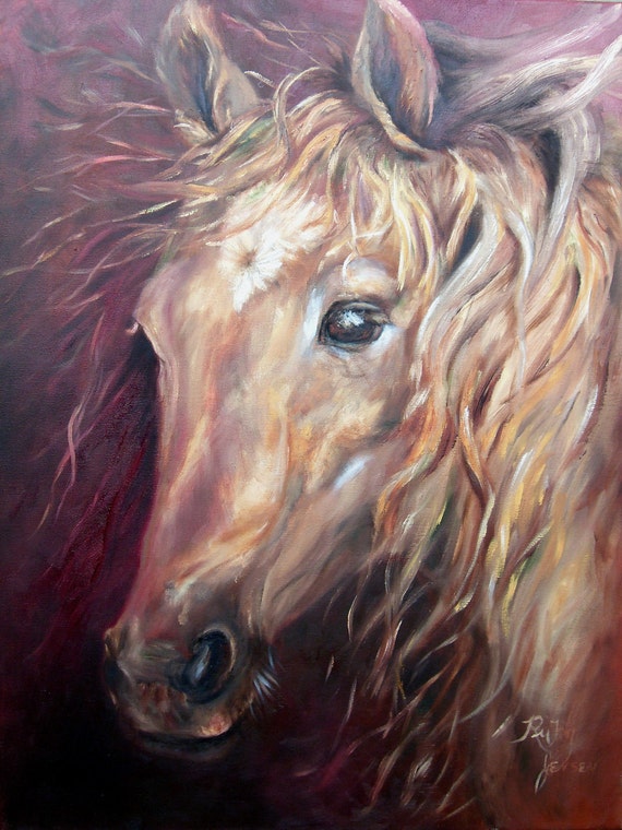 Wild Horse 18x 24 by RubyJensenGallery on Etsy