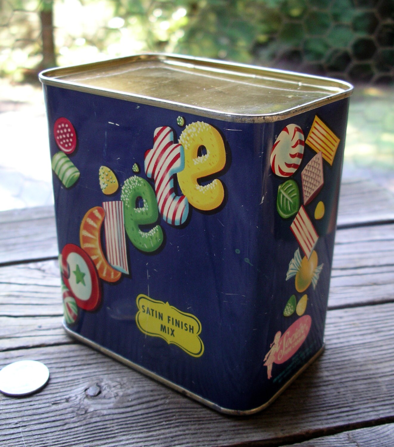 Old Société Candy Tin Vintage Seattle Imperial Candy