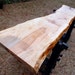 Thick Live Edge Pecan Solid Hardwood Wood Slab Natural Edge Coffee Table Top, DIY Bench, Desk Top, Workstation, Bar Top, Wood Table
