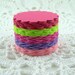Scallop Circles Bright Spring Easter Colors for Scrapbooking Card Making Cupcake Toppers Set of 100