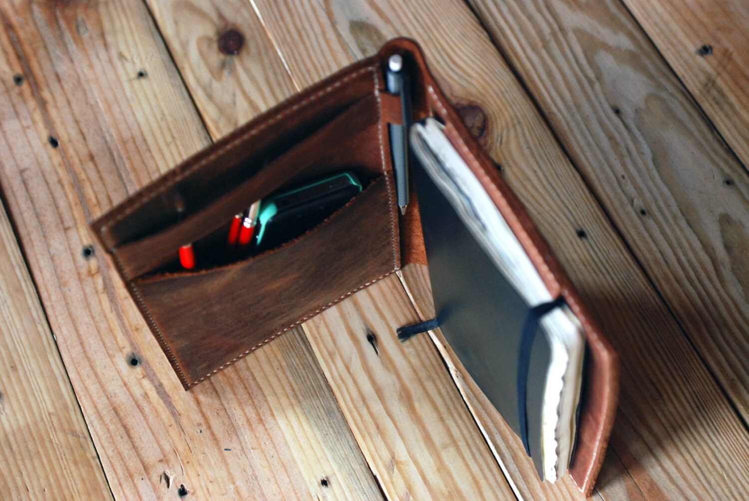 Large Moleskine cover and Ipad Mini cover. Moleskine leather