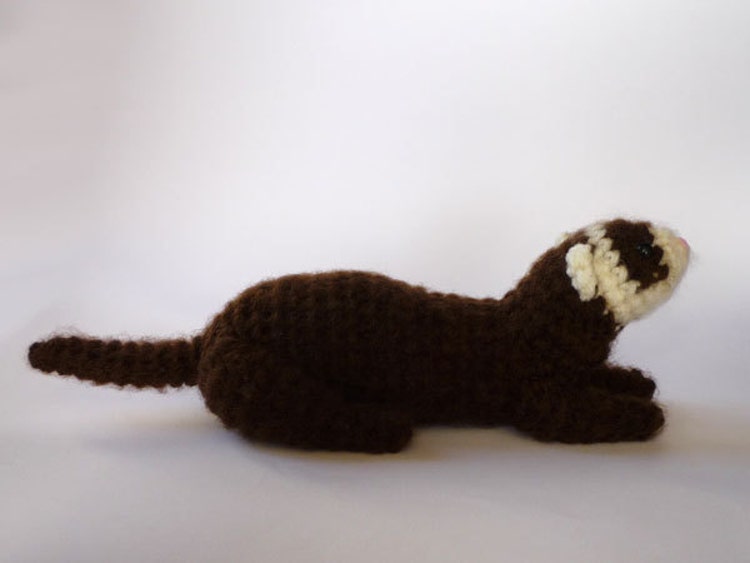 realistic ferret stuffed animal