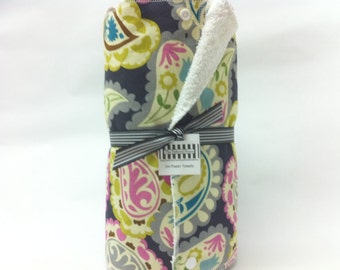 Reusable Paper Towel Set, Paper Towel, Snapping Towels, Unpaper, Un Paper Towels - Bright Paisley