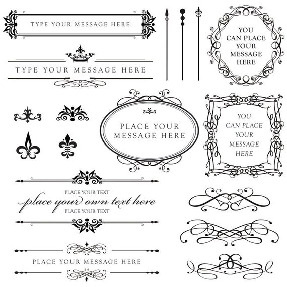 clip art wedding invitation designs - photo #18